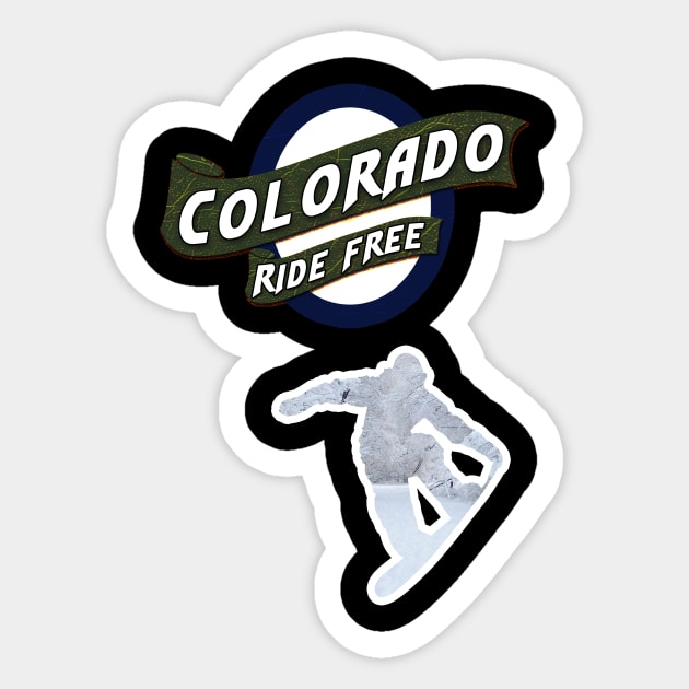 CO Ride Free Sticker by Random77